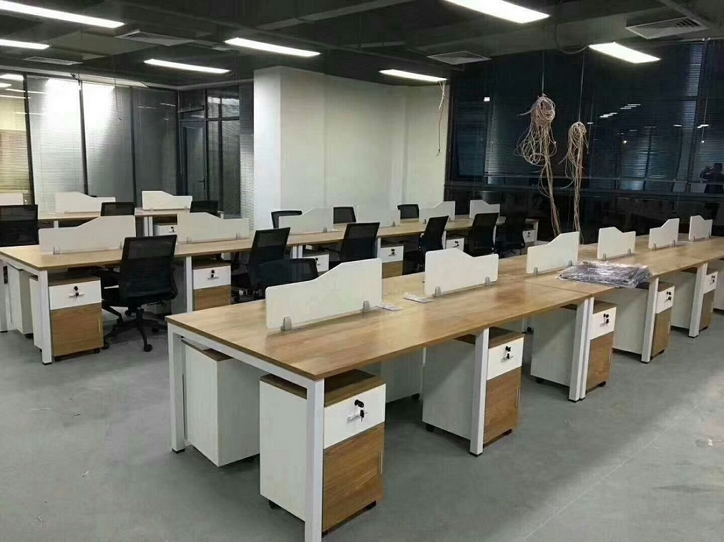 深圳板式辦公家具職員桌
